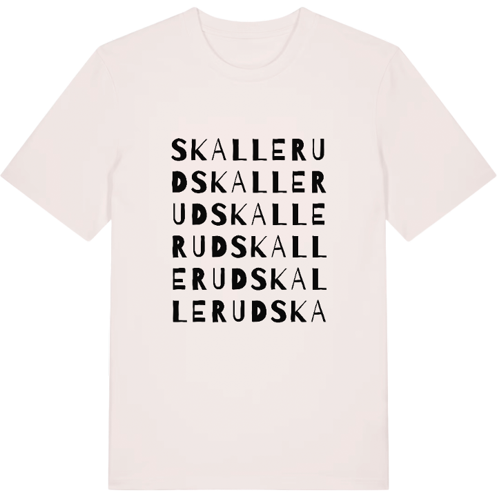 Skallerud wordplay t-shirt – t-shirt from PinShirt