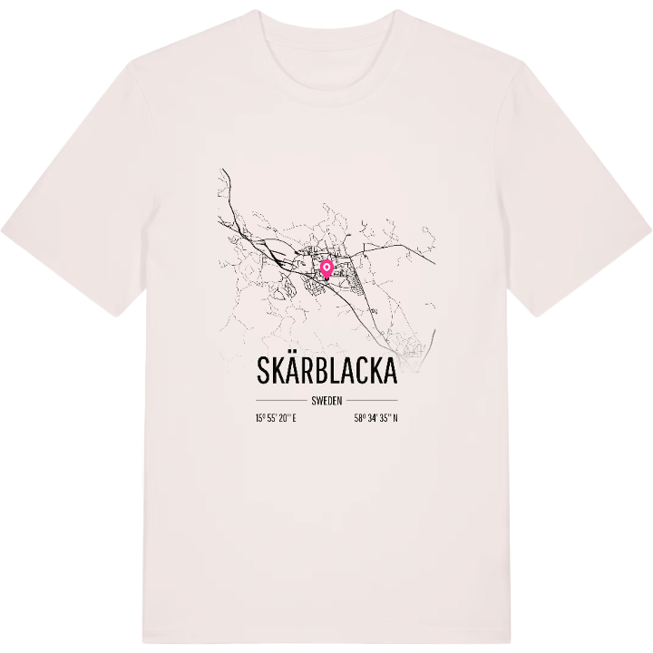 Skärblacka map t-shirt – t-shirt from PinShirt