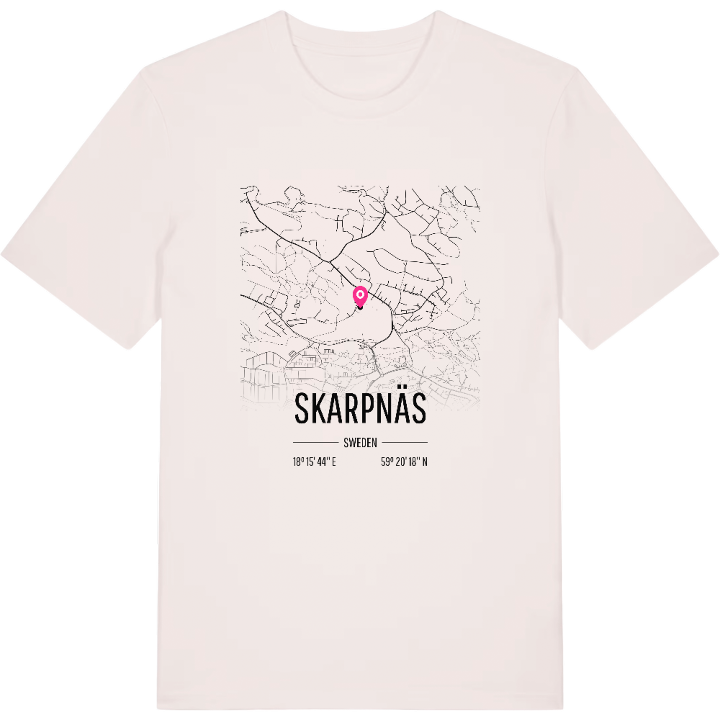 Skarpnäs map t-shirt – t-shirt from PinShirt