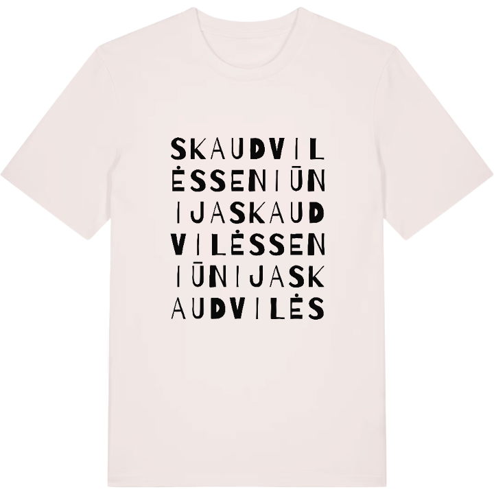 Skaudvilės seniūnija wordplay t-shirt – t-shirt from PinShirt