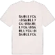 Skollyckan wordplay t-shirt