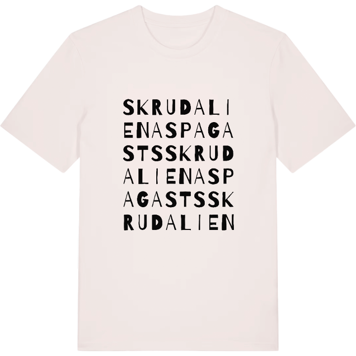 Skrudalienas pagasts wordplay t-shirt – t-shirt from PinShirt