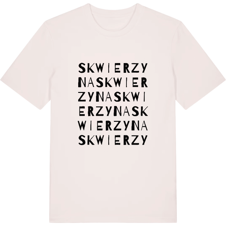 Skwierzyna wordplay t-shirt – t-shirt from PinShirt