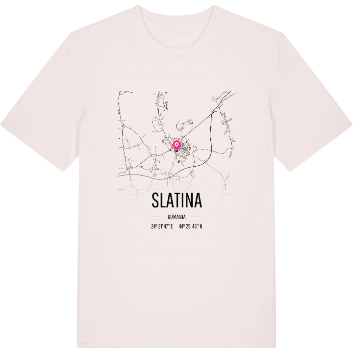 Slatina map t-shirt – t-shirt from PinShirt