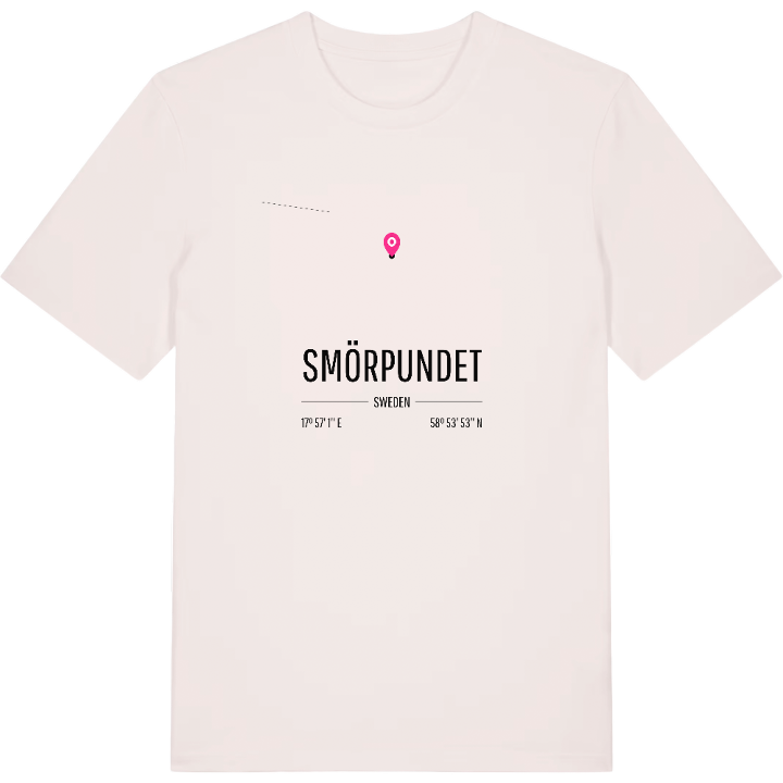 Smörpundet map t-shirt – t-shirt from PinShirt