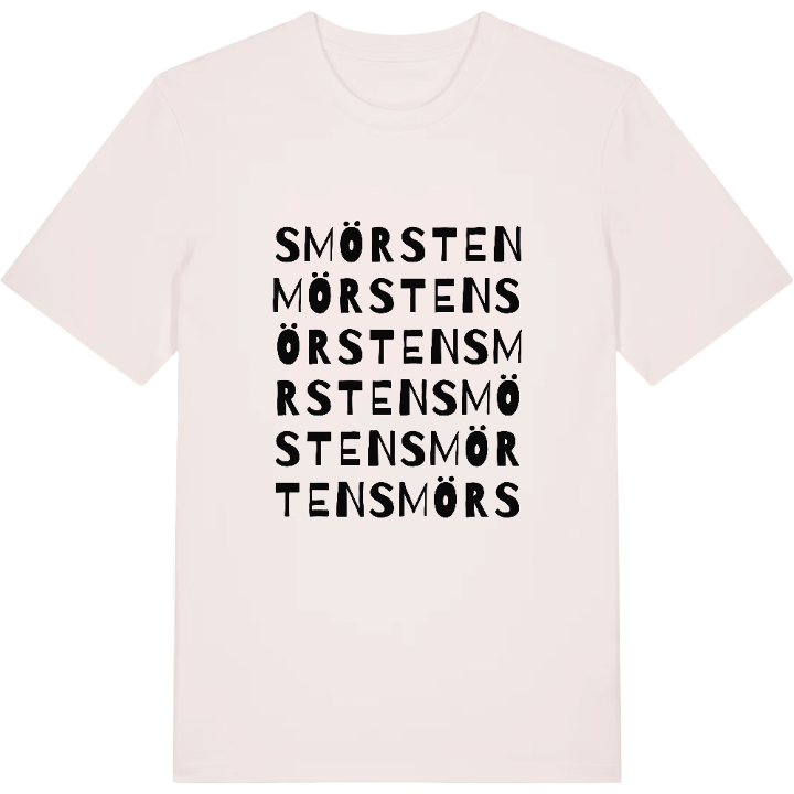 Smörsten wordplay t-shirt – t-shirt from PinShirt