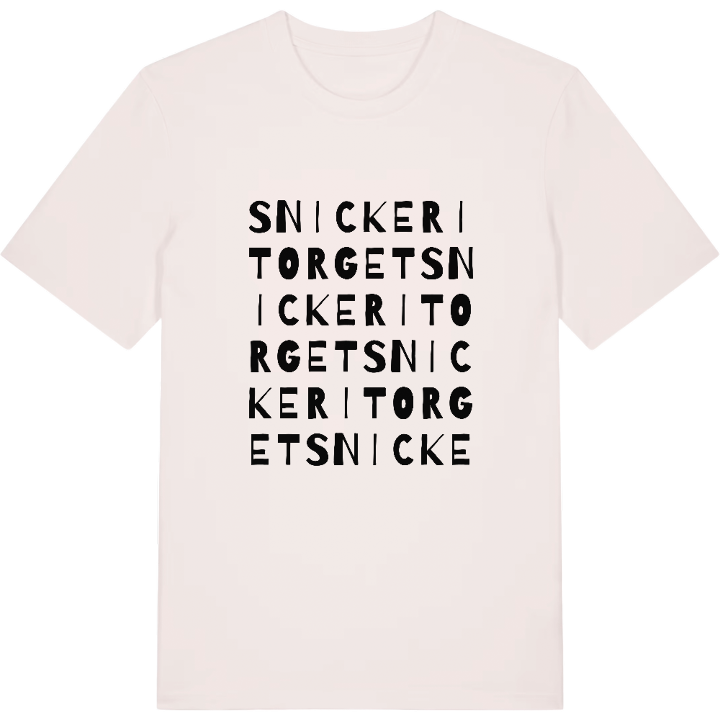 Snickeritorget wordplay t-shirt – t-shirt from PinShirt