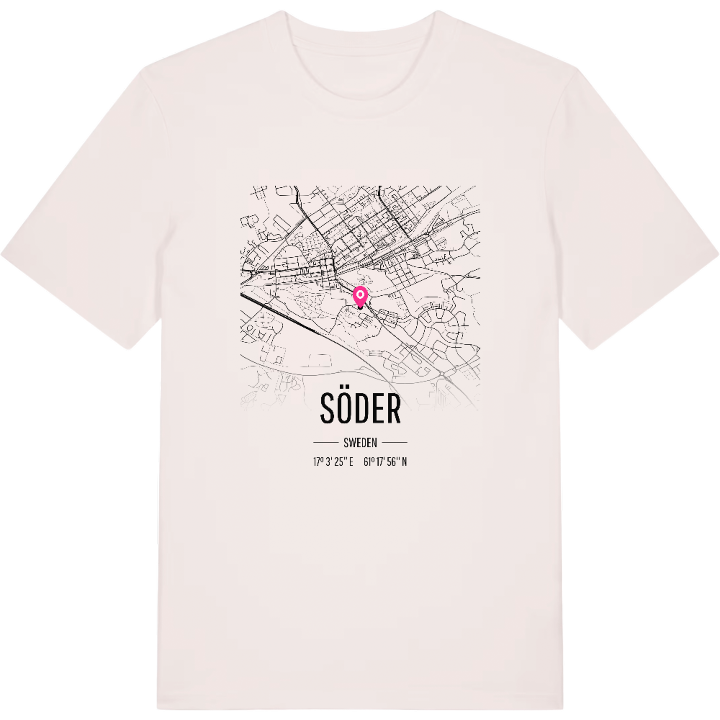 Söder map t-shirt – t-shirt from PinShirt