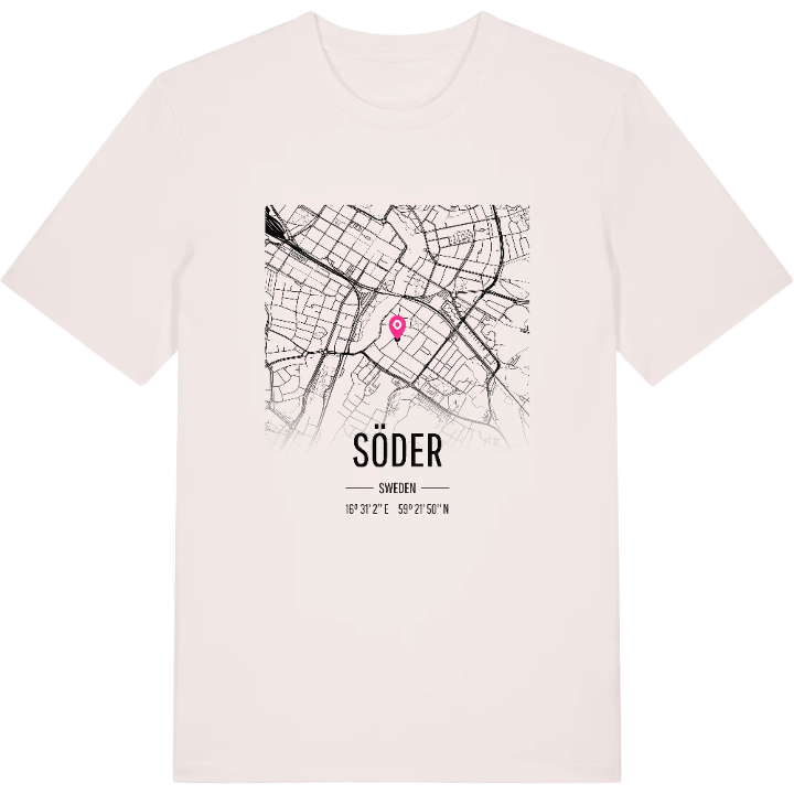 Söder map t-shirt – t-shirt from PinShirt