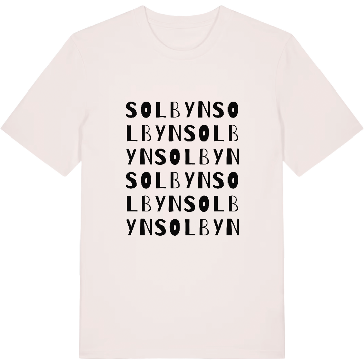 Solbyn wordplay t-shirt – t-shirt from PinShirt