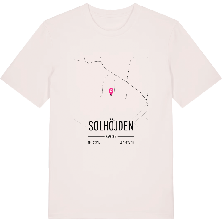 Solhöjden map t-shirt – t-shirt from PinShirt