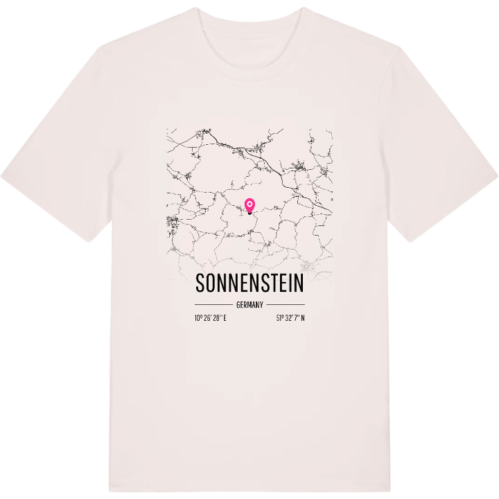 Sonnenstein map t-shirt – t-shirt from PinShirt