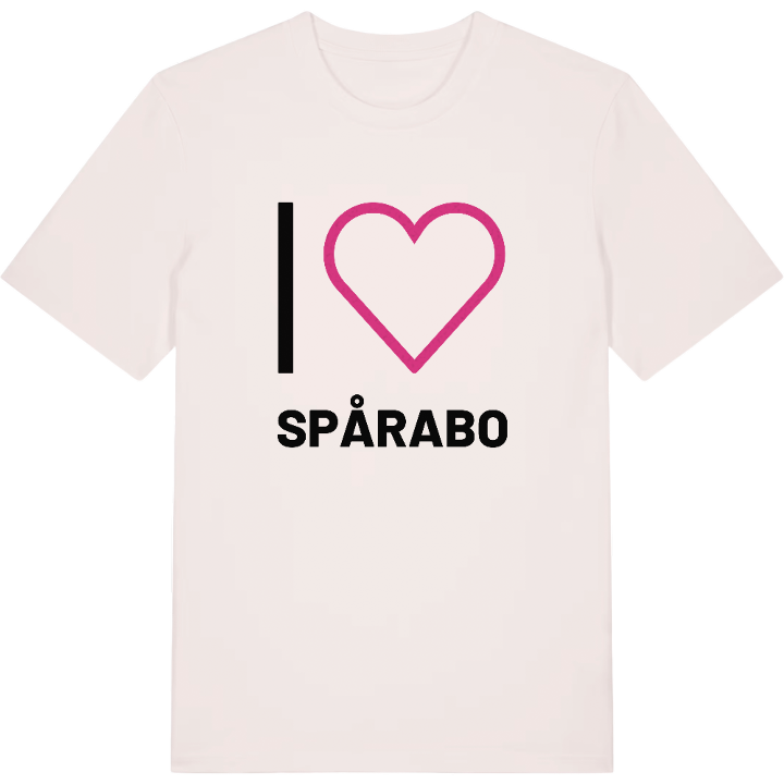 I love Spårabo t-shirt large print – t-shirt from PinShirt