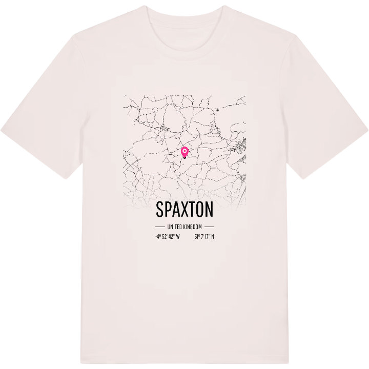 Spaxton map t-shirt – t-shirt from PinShirt