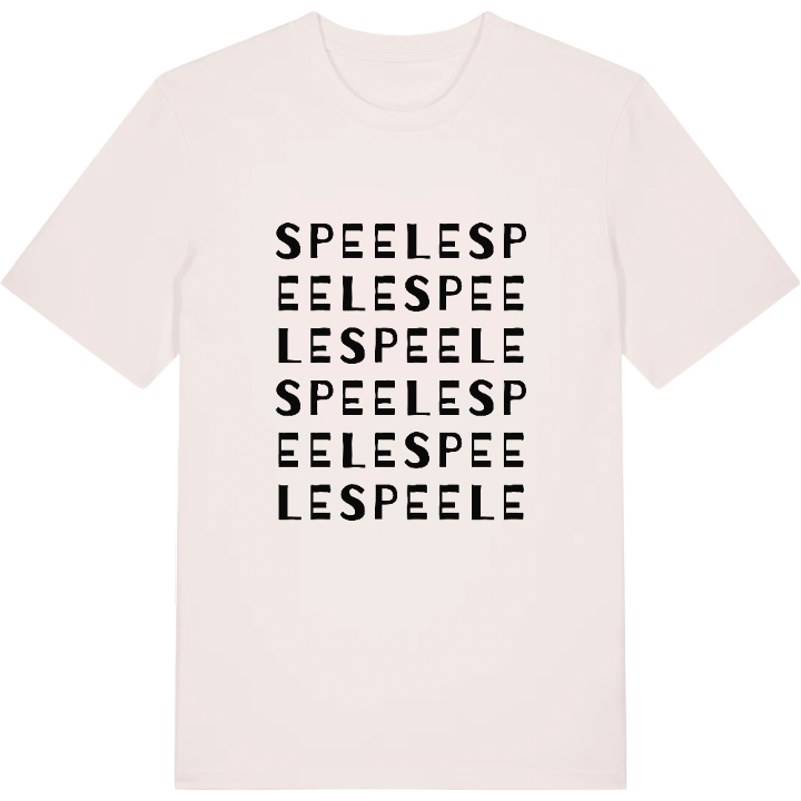 Speele wordplay t-shirt – t-shirt from PinShirt