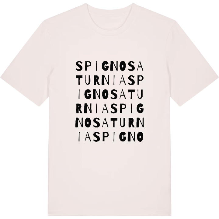 Spigno Saturnia wordplay t-shirt – t-shirt from PinShirt