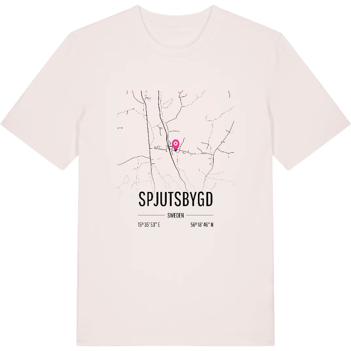 Spjutsbygd map t-shirt – t-shirt from PinShirt