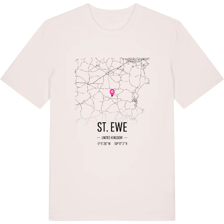 St. Ewe map t-shirt – t-shirt from PinShirt