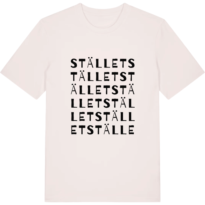 Stället wordplay t-shirt – t-shirt from PinShirt