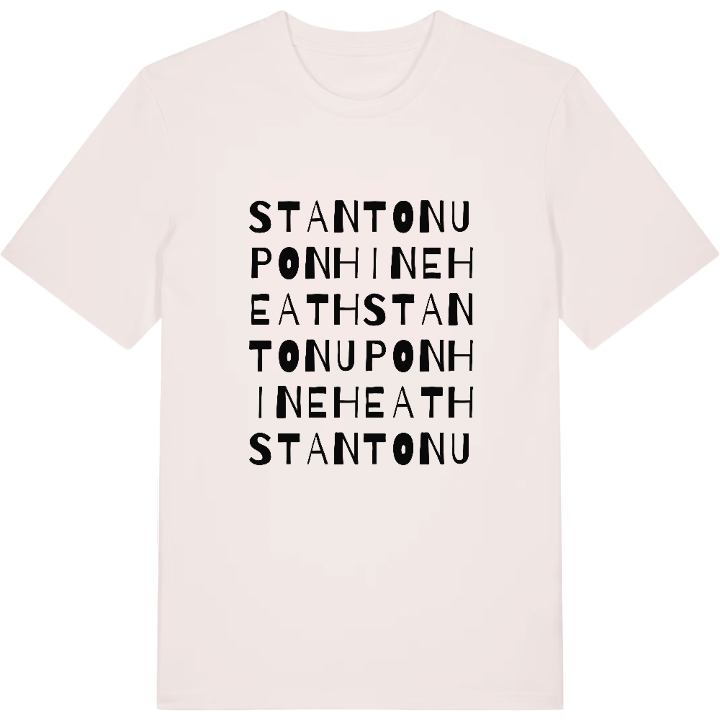 Stanton upon Hine Heath wordplay t-shirt – t-shirt from PinShirt