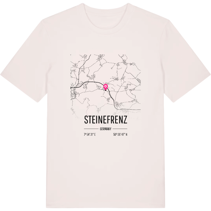 Steinefrenz map t-shirt – t-shirt from PinShirt