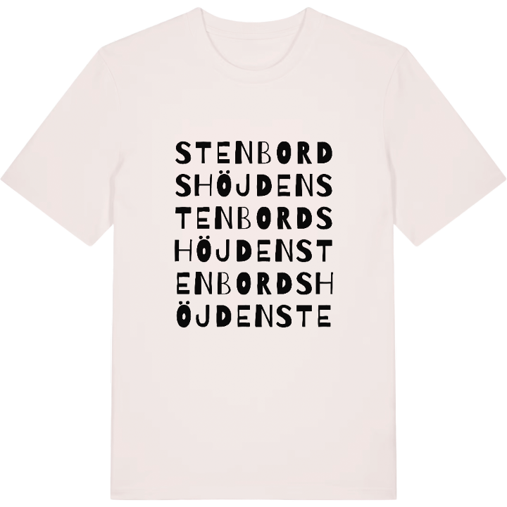 Stenbordshöjden wordplay t-shirt – t-shirt from PinShirt