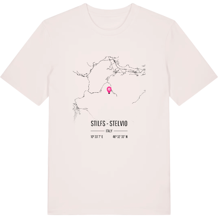 Stilfs - Stelvio map t-shirt – t-shirt from PinShirt