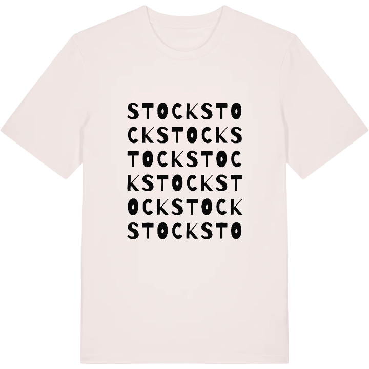 Stock wordplay t-shirt – t-shirt from PinShirt