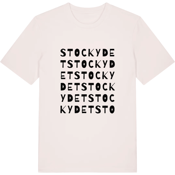 Stockydet wordplay t-shirt – t-shirt from PinShirt