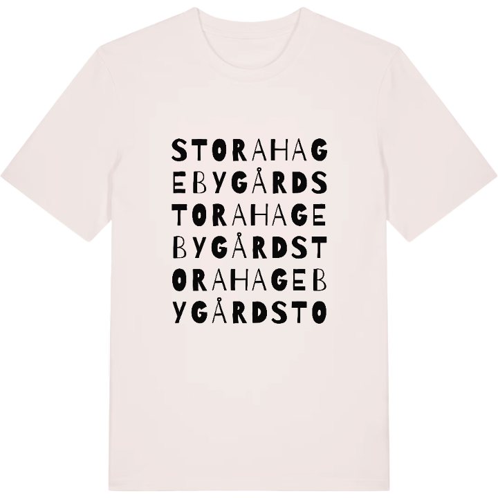 Stora Hageby gård wordplay t-shirt – t-shirt from PinShirt