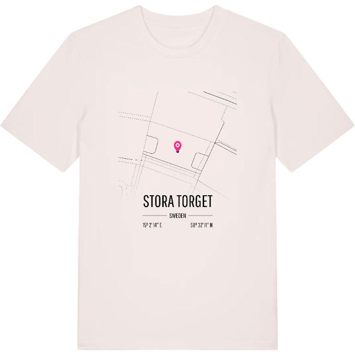 Stora torget map t-shirt – t-shirt from PinShirt