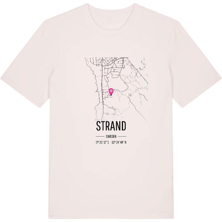 Strand map t-shirt – t-shirt from PinShirt