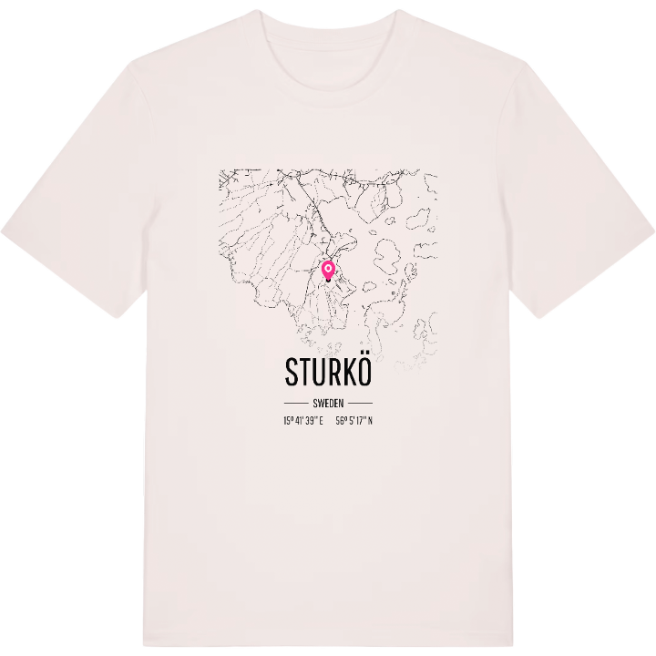 Sturkö map t-shirt – t-shirt from PinShirt