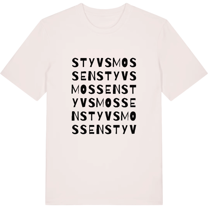 Styvsmossen wordplay t-shirt – t-shirt from PinShirt