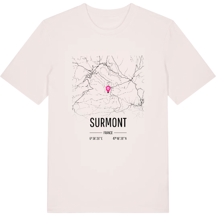 Surmont map t-shirt – t-shirt from PinShirt