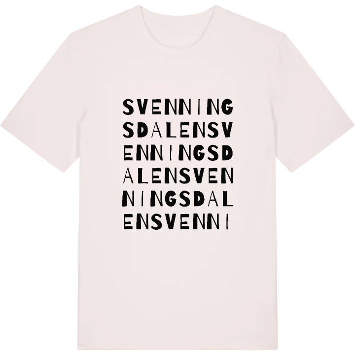 Svenningsdalen wordplay t-shirt – t-shirt from PinShirt