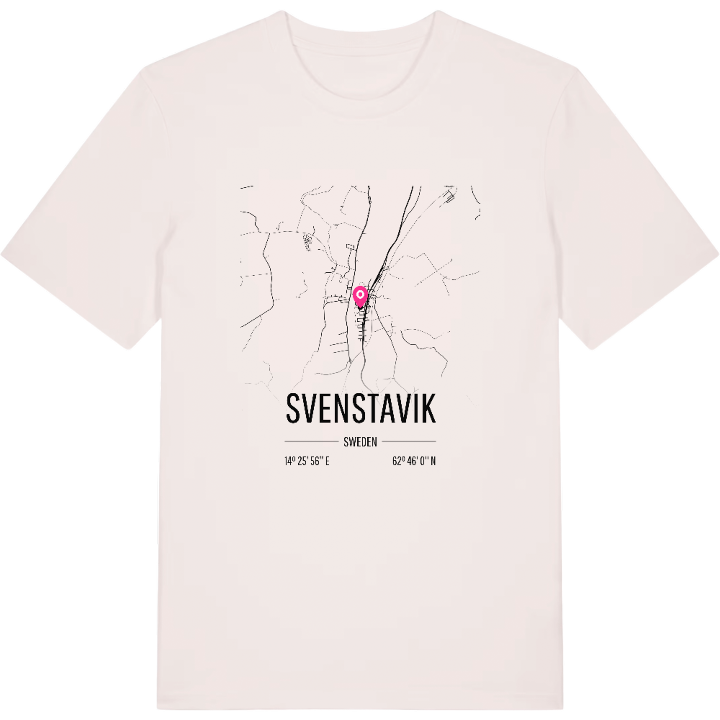 Svenstavik map t-shirt – t-shirt from PinShirt