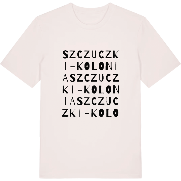 Szczuczki-Kolonia wordplay t-shirt – t-shirt from PinShirt