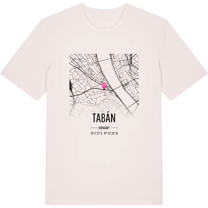 Tabán map t-shirt – t-shirt from PinShirt