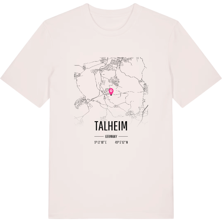 Talheim map t-shirt – t-shirt from PinShirt