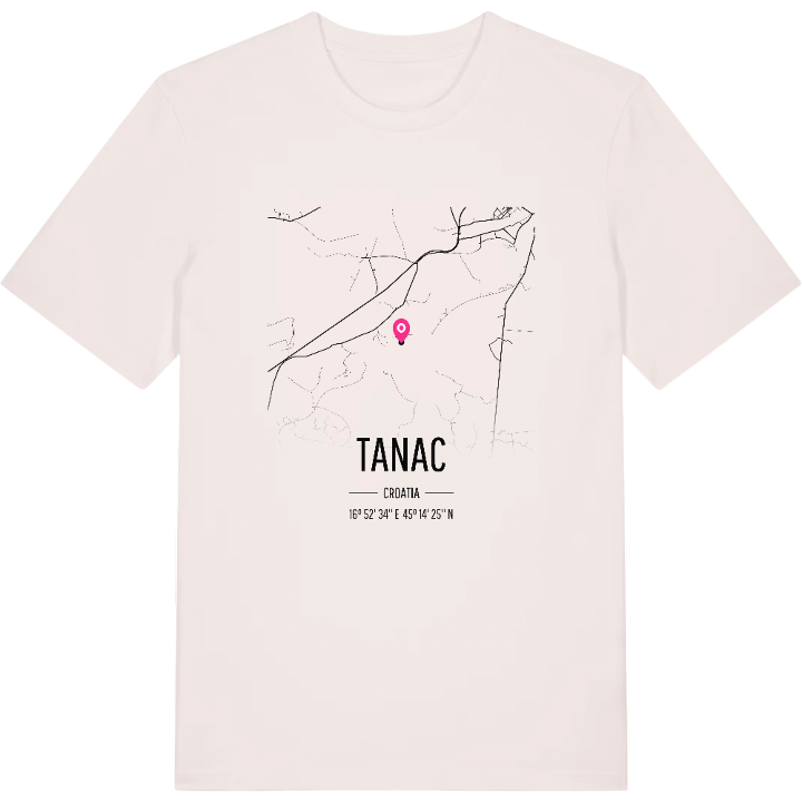 Tanac map t-shirt – t-shirt from PinShirt