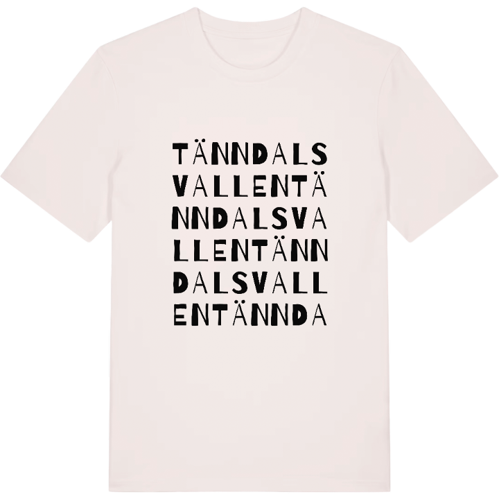 Tänndalsvallen wordplay t-shirt – t-shirt from PinShirt