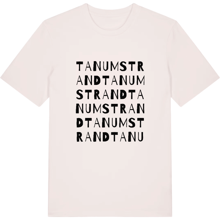 Tanumstrand wordplay t-shirt – t-shirt from PinShirt