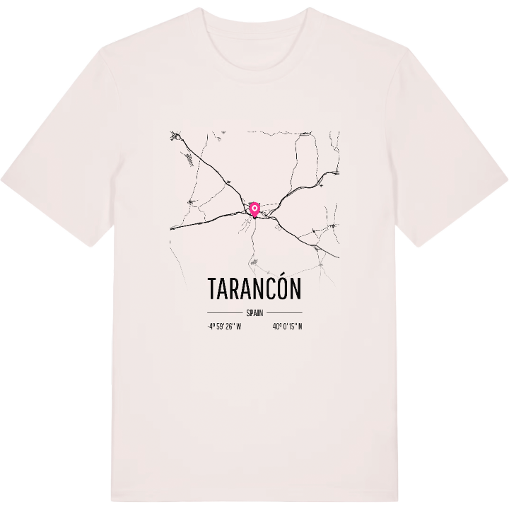 Tarancón map t-shirt – t-shirt from PinShirt