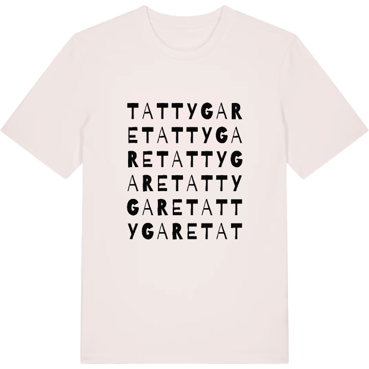 Tattygare wordplay t-shirt – t-shirt from PinShirt