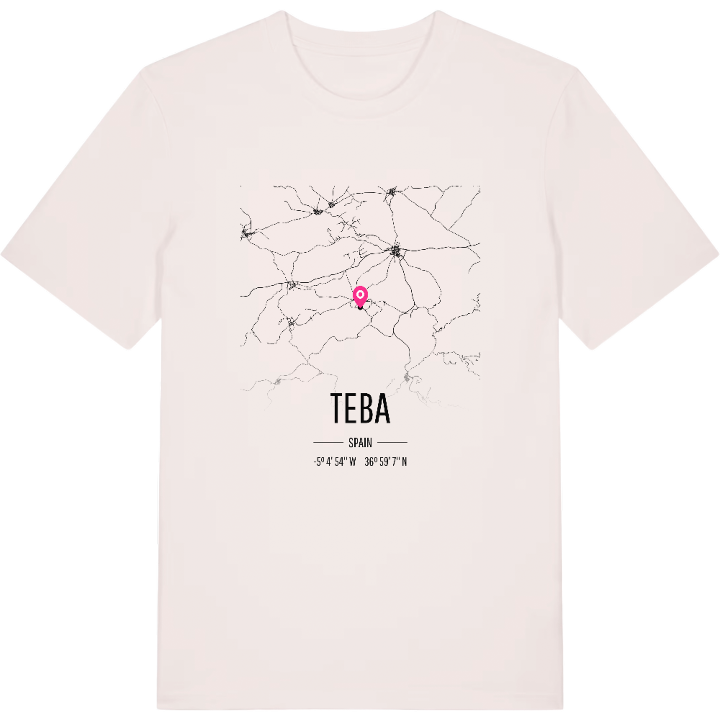 Teba map t-shirt – t-shirt from PinShirt