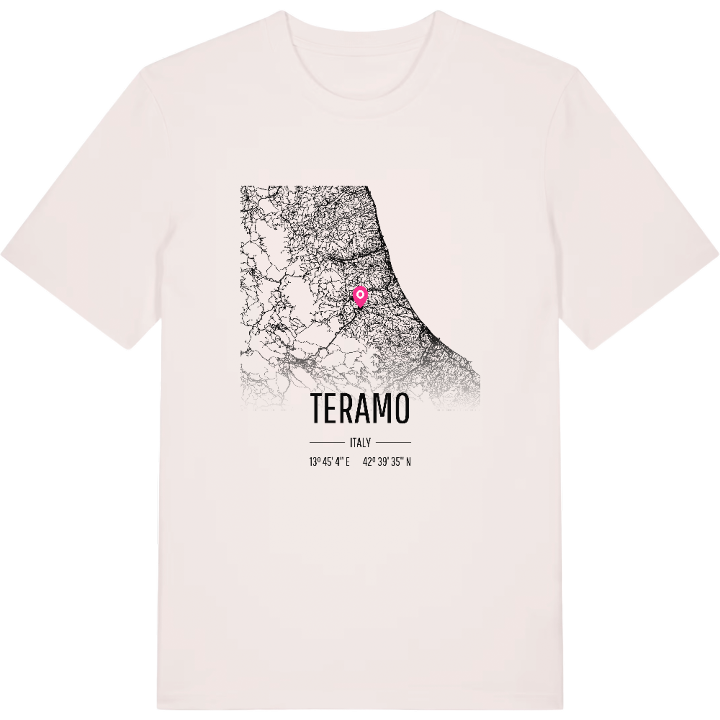 Teramo map t-shirt – t-shirt from PinShirt