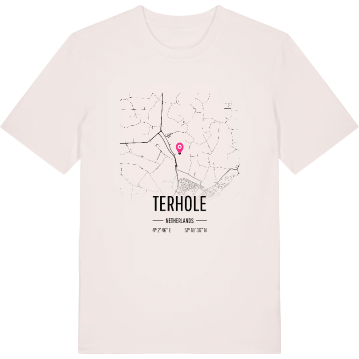 Terhole map t-shirt – t-shirt from PinShirt