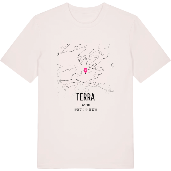 Terra map t-shirt – t-shirt from PinShirt