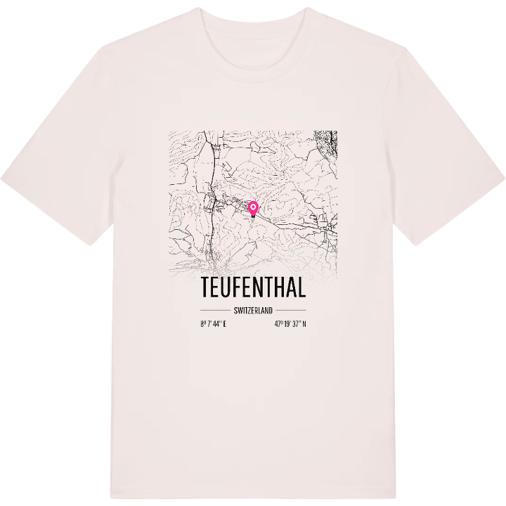 Teufenthal map t-shirt – t-shirt from PinShirt